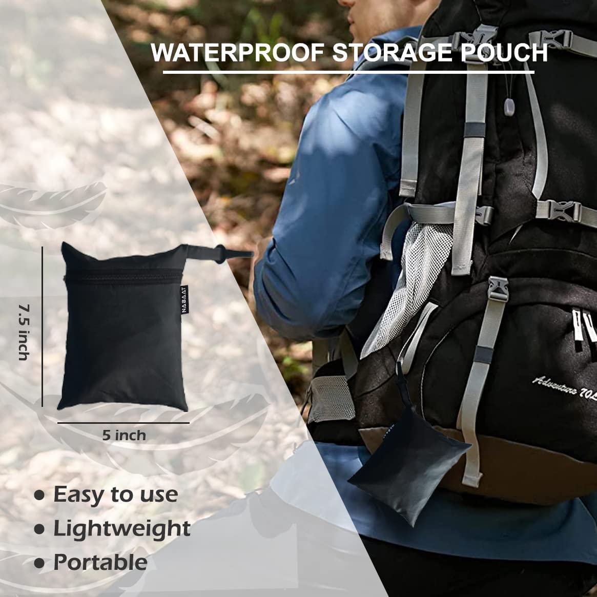 Waterproof Rucksack Covers with Reflectors Travel Accessories for Outdoor Bicycling Hiking Camping Traveling Pack Cover 30-60L Waterproof Rucksack Covers with Reflectors Travel Accessories for Outdoor Bicycling Hiking Camping Traveling Pack Cover 30-60L
